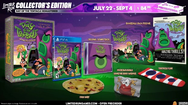 Day of The Tentacle Remastered, Collector's Edition announced for PS4, PC and Xbox One