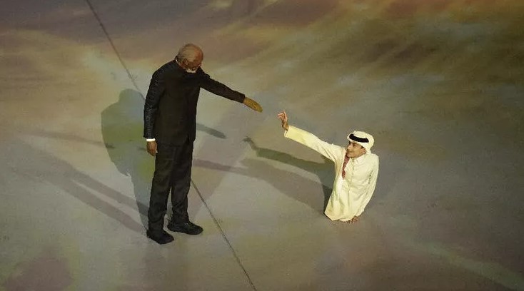 Moments that marked the World Cup in Qatar: Who is Ghanim Al Muftah on stage with Freeman?
