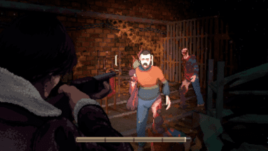 Photo of New gameplay trailer for Holstin, an action-horror game with seamless camera switching and pixel graphics